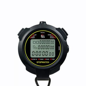 Chronom&egrave;tre, Chronom&egrave;tre de Sport, Digital Chronom&egrave;tres, Grand &Eacute;cran, Multifonction, Noir,30 M&eacute;moire, avec Cordon, Portable, pour Entra&icirc;neurs Natation Course &agrave; Pied Sport Entra&icirc;nement (sacrejin, neuf)