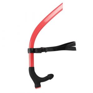 Sarini Tuba de natation pour la nage en longueur, tuba frontal, tube respiratoire amovible pour l'entra&icirc;nement &agrave; la plong&eacute;e, &eacute;quipement d'entra&icirc;nement &agrave; la natation pour hommes et femmes - Rouge (Sarini EU, neuf)