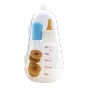 Nourrisseur De Lait pour Chiots - Outil Multifonction Portable avec T&ecirc;te en Silicone,Biberon d'alimentation pour Chaton,pour M&eacute;dicament Eau Lait Alimentation Animaux Chats Et Chaton (Knowlife, neuf)