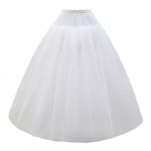 Aprildress Jupon Femme Long Blanc Mariage sous Robe Petticoat Crinoline Underskirt FR-PPT026 (Aprildress, neuf)
