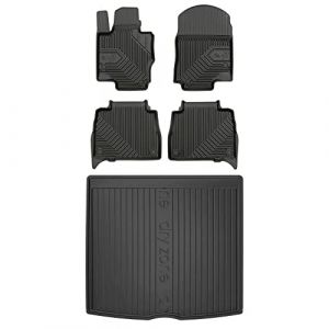 MOTOS Kit de tapis de voiture et de tapis de coffre en caoutchouc pour Mercedes-Benz GLE W167 depuis 2019 Améliorez votre confort de voyage avec tapis antidérapant voiture 3D- Tapis de sol voiture tou (MOTOS EU, neuf)