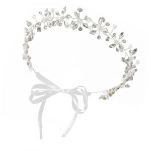 VICASKY Vigne de cheveux de mari&eacute;e avec pierres pr&eacute;cieuses, accessoire de cheveux de mariage, accessoire de cheveux de mari&eacute;e, vigne de cheveux de mari&eacute;e, mariage (Belicious Helper, neuf)