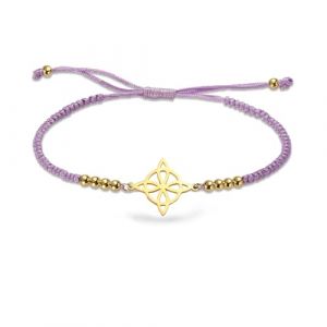 VASSAGO Sorci&egrave;res Noeud Bracelet pour Femmes Hommes En Acier Inoxydable Magique Celtique Noeud R&eacute;glable Couleur Perl&eacute; Tress&eacute; Sorci&egrave;re Noeud Bracelets Cha&icirc;ne Wiccan Bijoux (Neud celtique-P) (vassago, neuf)