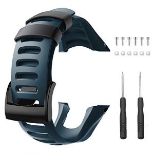 ANBEST Bracelet en TPU Compatible avec Suunto Ambit 3/2/1 Bracelet, Bande de Sport de Remplacement Convient &agrave; Suunto Ambit 2R/2S/3 Sport/3 Run, Pierre (ANBEST Store, neuf)
