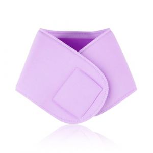 CULEO Soins pour le cou et le décolleté, Coussin anti-rides pour le cou, masque en silicone anti-rides réutilisable lisse lifting du cou patch de prévention de la peau (violet) (CARTW CONNECT TRADING LTD, neuf)