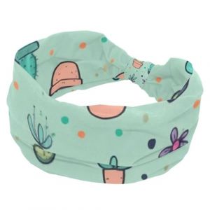 1 lot de bandeaux élastiques antidérapants pour femmes, bandeau de sport en tissu doux pour entraînement, yoga, accessoires de cheveux tendance, cactus coloré-545 (GRBXVHD, neuf)