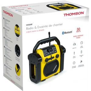 Radio et Enceinte de Chantier,Bluetooth, Radio FM, AUX in, 30 Watts Thomson (WKR50BT) (GamesJ, neuf)
