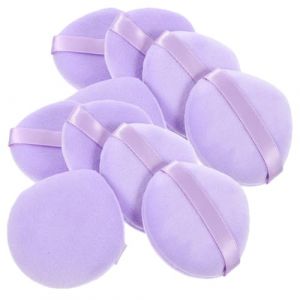 BESTYASH 10pi&egrave;ces Houpette Pour Poudre Houpette De Maquillage Portable Petite &agrave; Poudre Pour Visage (Feast of Yan, neuf)