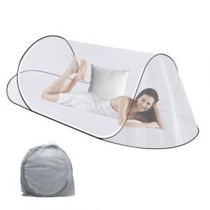 Horuili® Moustiquaire Pop Up 200 x 80 x 56 cm, Moustiquaire Pliable Portable, Moustiquaire Pop Up lit Simple, pour Le Camping itinérant & la Maison (Horuili, neuf)