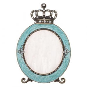 IWOWHERO Palette de Mélange pour Nail Art de Couronne Plateau de Présentation pour Faux Ongles en Métal Cuivre Ancien Accessoire Photo Créatif pour Manucure Professionnelle et Usage (Langeriy, neuf)