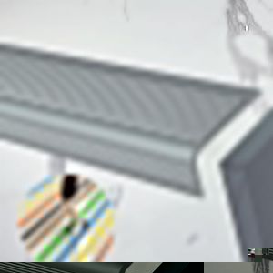 Ext&eacute;rieur Nez De Marche Escalier Protection D'angles De Rebords, Int&eacute;rieur Antid&eacute;rapant Nez De Marche, auto-adh&eacute;sif &eacute;tanche nez de marche, Ignifuge le caoutchouc d&eacute;coration Profil&eacute; D'escalier. (Color (yaoyaomgsh, neuf)