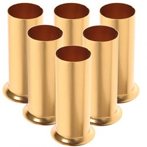 OSALADI 6Pcs Couvre-Douille De Lustre Douilles De Lampe De Plafond Couvre-Douille De Bougie Couvre-Manches De Lustre Haut Couvercle De Lumière De Bougie Doré (Original MJW, neuf)