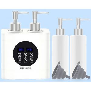 JOJOCOSMO Chauffe-Huile De Massage A Deux Bouteilles A Double Contrôle Avec Quatre Distributeurs De Bouteilles, Chauffe en continu de 0 à 65 °C,Chauffe-Émulsion,Pour Salon De Massage,Usage Domestique (Beidieli, neuf)
