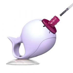 Support de bouteille de vernis &agrave; ongles &ndash; Support en silicone pour flacon de vernis &agrave; ongles | Support en silicone antid&eacute;rapant pour salon, maison, voyage, support portable anti-d&eacute;versement pour (zixukh, neuf)