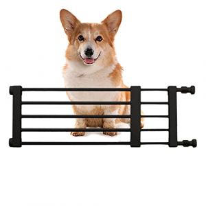 AIYING Barrière de Sécurité Extensible sans Percer pour Chien, Barrière de Sécurité Escalier Rétractable pour Bébés et Chiens, Barrière pour Animaux de Compagnie pour Les Escalie/Portes/Couloirs (applyvt, neuf)