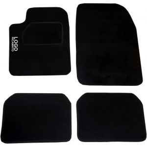 Rebeca Shop® Tapis de voiture compatibles pour C-Max en moquette noire | Tapis adaptables | Logo brodé talonnette renforcé (Rebecashop, neuf)