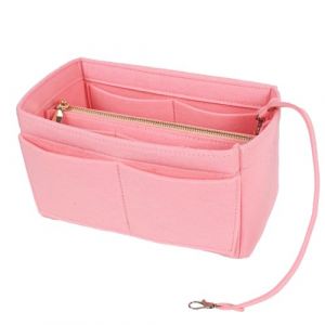 lumanothy Organisateur de sacs &agrave; main avec plusieurs poches, organiseur de sacs &agrave; main en feutre Longchamp pour Longchamp, polene, mommy, sac de courses, rose, taille M (Onesd, neuf)