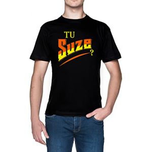 You Tu Suze Noir Homme T-Shirt Black Men's Tee (Udaytee, neuf)