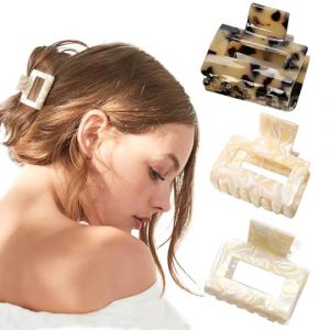 Pince Cheveux, XiXiRan 3 Pi&egrave;ces Petite Pince Cheveux, Pinces &agrave; Cheveux pour Femmes, Pince Crabe Cheveux Femme, Antid&eacute;rapantes, pour femmes et filles (RANONE, neuf)