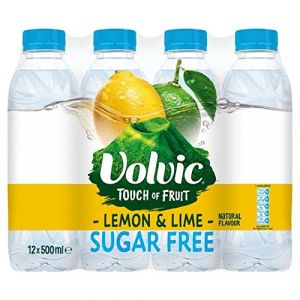 Volvic Touch of Fruit Sans Sucre Citron & Lime 12 x 500 ml (Kidzkandy, neuf)