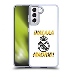 Head Case Designs sous Licence Officielle Real Madrid CF Hala Madrid Urbain Coque en Gel [Protection de Qualit&eacute; Militaire] Compatible avec Samsung Galaxy S21 5G Et Compatible avec MagSafe (eCell, neuf)