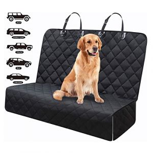 Fityou Housse de Siège pour Chien, Protection de Banquette Siège Protection Chien pour Voiture Oxford épaissi 600D, Taille Universelle pour Voiture/SUV/Camion, 137x124.5 cm (Fullerton Ltd, neuf)