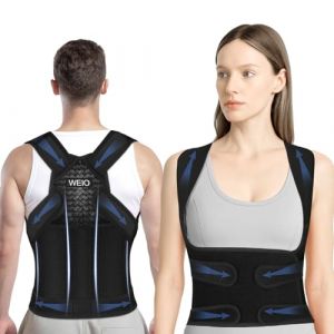 Posture Correcteur Dos Ceinture Femme: Ceinture Dorsale Maintien du Dos Droit - Respirant Maintien du dorsale Cou et des &Eacute;paules - Redresse R&eacute;glable Tenir Soutien Lombaire Invisible Orthese Taille XXL (LingYuQiYuanShangMao, neuf)
