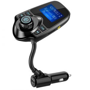 Voiture Bluetooth sans fil Transmetteur FM Radio Adapter Car Kit w écran 3,7 cm Prend en charge TF/carte SD et USB chargeur de voiture pour tous les smartphones lecteurs Audio (HMD Online, neuf)