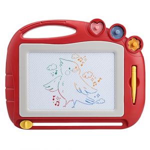 Hisdricus Ardoise Magique Enfant 2 3 4 5 6 Ans, Tableau Magique Enfant, avec Stylo magn&eacute;tique et 3 Timbres, id&eacute;al comme Cadeau d'anniversaire (AQUASAL, neuf)