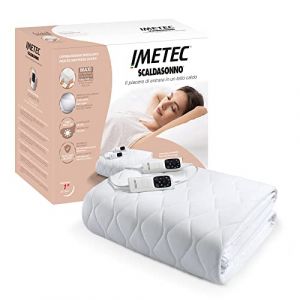Imetec Surmatelas Chauffant 2 Places Adapto Maxi, 195x165 cm - 6 Temp&eacute;ratures, Tissu Matelass&eacute; Hypoallerg&eacute;nique, Chauffage Rapide, Temp&eacute;rature Constante, Personnalis&eacute;e (digitalbayshop, neuf)