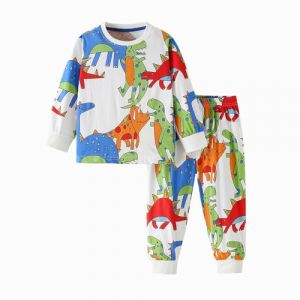 No&euml;l Pyjama Gar&ccedil;ons Enfant en Bas &Acirc;ge pour Pyjama Gar&ccedil;on Enfants Dinosaure De Nuit De V&ecirc;tements De Nuit &Agrave; Manches Longues Pjs Ensembles de Pyjama Taille 2-3 Ans 3T Cadeaux de Thanksgiving (LittleBud, neuf)