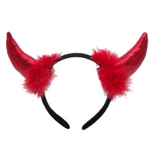 Watreketal Serre Tete,Bandeau à cornes d'Halloween, cerceau à cornes, déguisement, accessoires photo, accessoire pour cheveux pour Halloween, décoration de Noël (Xuanlang Trading, neuf)