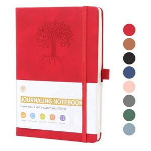 Carnet de Notes Classique A5,Journal Avec Couverture en Cuir PU,192 Pages,Papier épais 100gsm,Agenda Exquis à Lignes Horizontales Adapté Aux Bureaux d'affaires et Aux Notes Quotidiennes Hommes Femmes (DUNWEI, neuf)