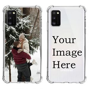 Pnakqil Coque Personnalis&eacute;e pour Samsung Galaxy A41 4G 6,1", Personnalisable avec Votre Propre Photo Texte Cover &Eacute;tui Housse, TPU Silicone Protection Custom Case pour Samsung A41 4G, Transparent 1 (CLUBIEN, neuf)
