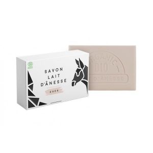 Savon BIO au lait d'&acirc;nesse - 90 g (Noix de coco) (Perles de Bain, neuf)