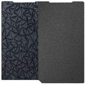 Hysiprui imprimante 3D Surface texturée recto verso Pei et plaque de construction en feuille PEO lisse pour tapis de plate - forme de lit chauffant flexible pour Kobra 3 / Kobra 3 combo 256x268mm (Hyschen EU, neuf)