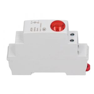 Voyant LED sur Rail DIN, éclairage sur Rail DIN Modulaire 20 MA AC DC 230 V pour Boîte de Distribution (rouge) (Yanmissya, neuf)