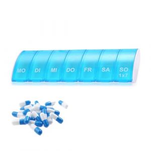 Pilulier 7 jours, petite bo&icirc;te &agrave; m&eacute;dicaments 7 jours, bo&icirc;te &agrave; pilules 7 jours, bo&icirc;te &agrave; comprim&eacute;s en ABS, organisateur de 7 jours, distributeur de comprim&eacute;s de voyage, bo&icirc;te &agrave; pilules pour m&eacute;dicaments, (HengShuiXiangShengShangMaoYouXianGongSi, neuf)