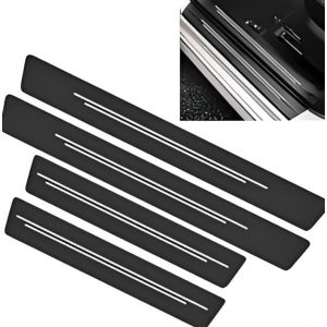 4&times;Protection Seuil de Porte de Voiture pour Renault Captur 2 E Tech Hybrid 2020-2025, Protection Seuil de Porte en Fibre de Carbone, Rayures et Anti-Dirt (大同顺兮百货有限公司, neuf)