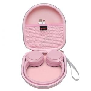 XANAD Pochette Casque Etui pour Sony wh-ch520 jbl Tune 510bt Casque Sony Bluetooth sans Fil Transpor Rigide de Protection Housse (Rose) (Zhi Da, neuf)