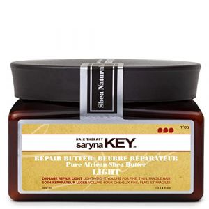 Saryna Key Damage Repair Beurre Réparateur Leger Light Beurre De Karite Pur D'afrique 300ml (EasyPara, neuf)