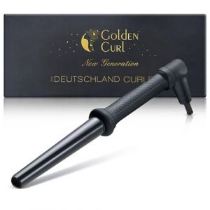 Golden Curl Boucleur a Cheveux Professionnel - 5 Ans de Tranquillité - Fer à Boucler et Friser - Appareil et Outil de Coiffure Hair Curler Onduleur de Cheveux (18 mm – 25 mm, Allemagne) (Golden-Curl, neuf)