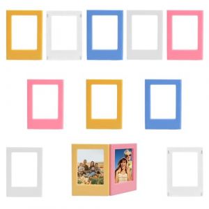 10 Pièces Cadres Photo Magnétiques pour Frigo, Mini Cadre Photo MagnéTique, 9 x 6.5cm, Magnet Photo Frigo, Porte-Photos Magnétique,Cadres Photo Magnétiques, Mini Cadres Photo Magnétiques pour DIY (XINSURANDZ, neuf)