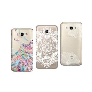 NOVAGO Coque pour Samsung J7 2016 (J710) Pack DE 3 Coques Souple Transparente et R&eacute;sistante Anti Choc avec Impression de qualit&eacute; (3 Coques, Multicolore 5) (NOVAGO-Vendeur PRO fran&ccedil;ais, neuf)