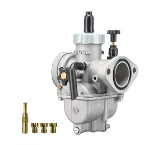 NIBBI Carburateur PE22 mm, compatible avec moteur de moto à bride 110 cc-130 cc, carburateur 125 cc avec jets de carburateur pour moto (NIBBI Boutique spécialisée, neuf)