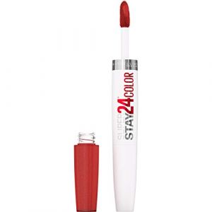 Maybelline New York SuperStay 24 Rouge &agrave; l&egrave;vres liquide longue dur&eacute;e 2 niveaux et baume &agrave; l&egrave;vres, couleur r&eacute;sistante aux chocs, finition satin&eacute;e, r&ecirc;ve bronz&eacute;, 1 pi&egrave;ce (1 pi&egrave;ce) (Luxury-sales, neuf)
