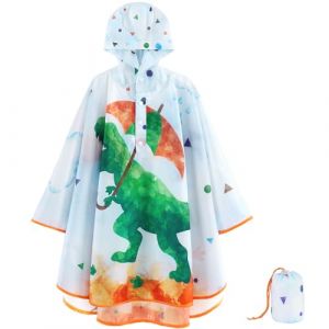 WAWSAM Poncho de Pluie Imperm&eacute;able pour Enfant Gar&ccedil;ons Filles Poncho de Pluie L&eacute;ger Vestes de Pluie (SensDirect, neuf)