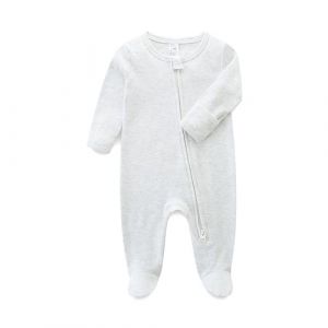 KIDDLETOWN combinaison bebe garcon fille, b&eacute;b&eacute; barboteuses, b&eacute;b&eacute; pyjama sac de couchage en coton avec double zip, combinaison bebe fille, Coton Manches Longues Body avec pieds pyjama bebe fille (KIDDLETOWN, neuf)