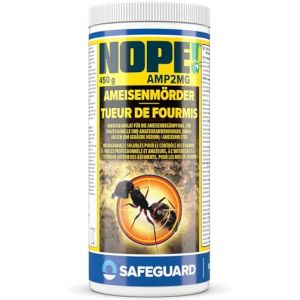 NOPE! Granulés Anti-Fourmis 450g – Appât Inodore pour Intérieur & Extérieur – Cible la Fourmilière – Insecticide Puissant à Action Retardée (Safeguard Europe Ltd, neuf)