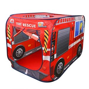 FLCPJGV Tente de Jeu pour Enfants, Tente pour Tout-Petits pour L'int&eacute;rieur L'ext&eacute;rieur, Tente Pop-Up, Pique-Nique de Jardin, pour Anniversaires de Gar&ccedil;ons et Filles, Tente D, Pompiers (LYangHH, neuf)
